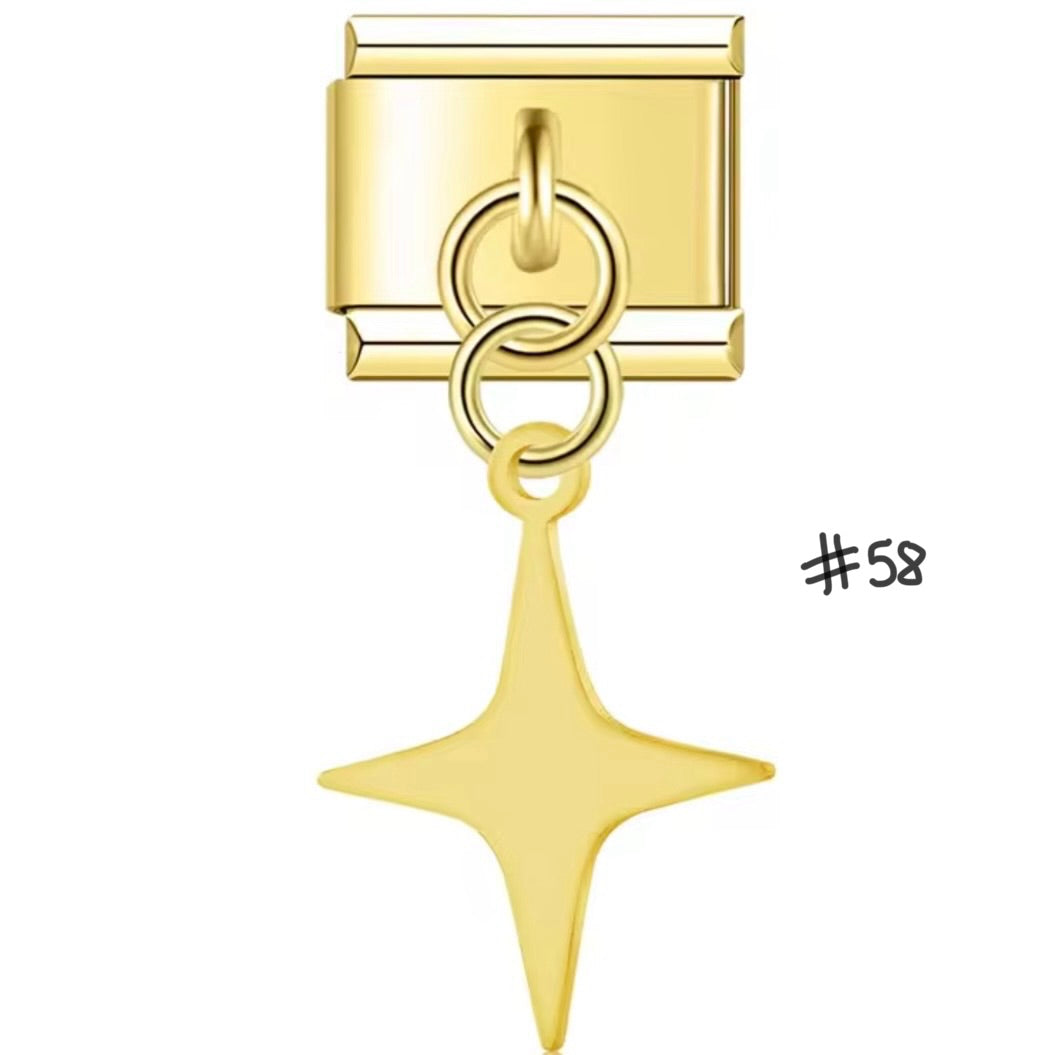 Gold Pendant Charms